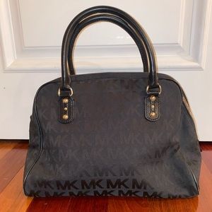 Michael Kors Classic Black Monogram Print Bag